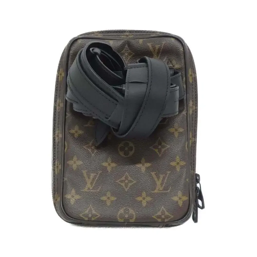LOUIS VUITTON Black Monogram Shoulder Bag